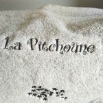 serviette brodee la pitchoune